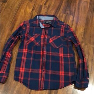 DKNY boys long sleeve button down shirt